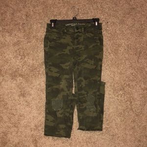 American Eagle Camo Jeans